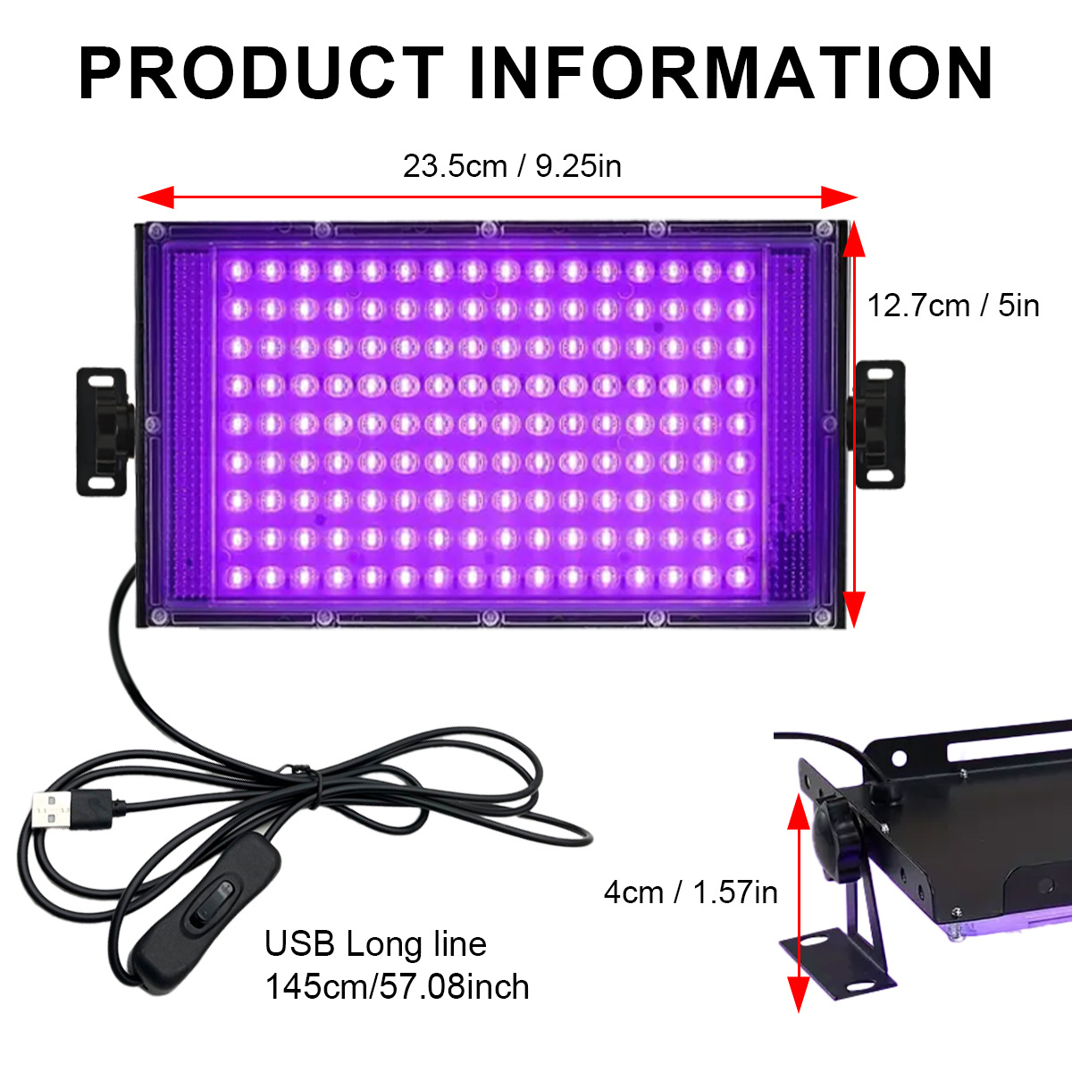 Draagbare 50 96 144 LED UV-har - Jewelry Making Dc recensie en prijs